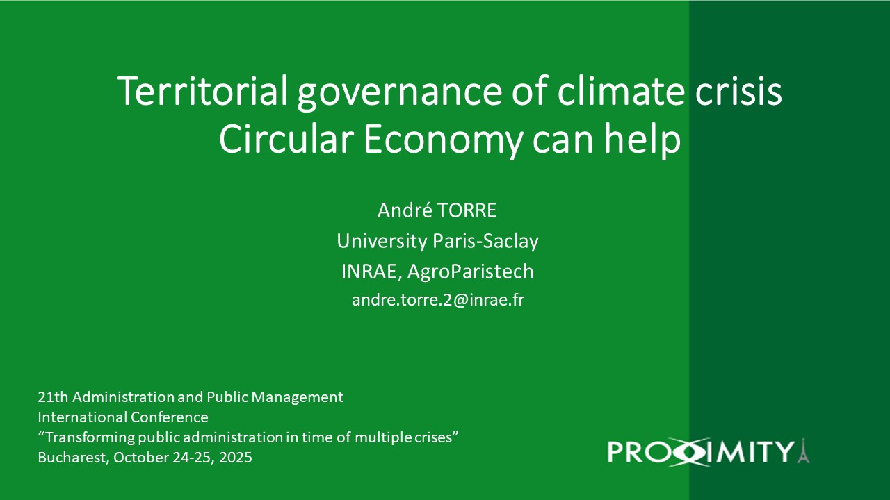 publications Andr� Torre